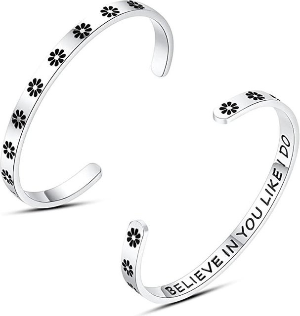 Wucifang Jewelry Armband, Titan-Stahl, Weiß, Damen - Bild 1