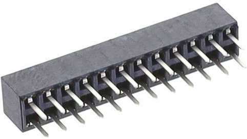 Molex Einbau-Buchsenleiste Standard in Schwarz mit Goldkontakten, 24 Polzahl, Rastermaß: 2.00 mm - Bild 1