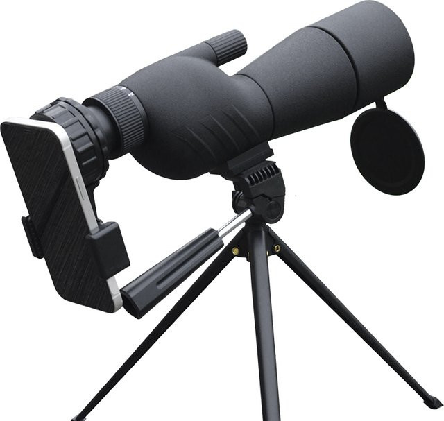 LOERSTON HD-Spektiv Monokular-Zoom-Teleskop mit Prisma in Schwarz, wasserdicht für Vogelbeobachtung, Zielschießen und Camping - Bild 1