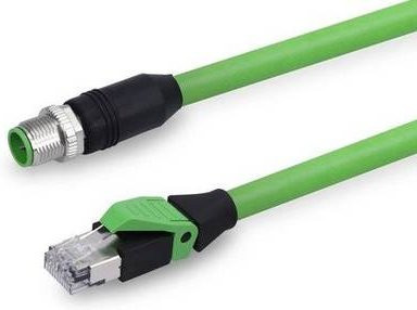 Di-soric 209683 Sensor-Aktor-Kabel Ethernet/LAN in Grün - Bild 1
