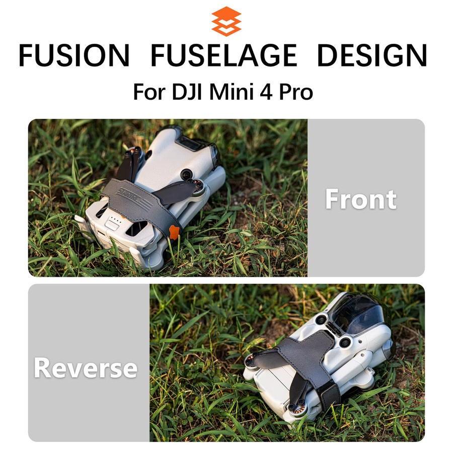 DJI Propellerhalter und Propellerschutzgurt für DJI Mini 4 Pro und RC 2 in Grau - Bild 2