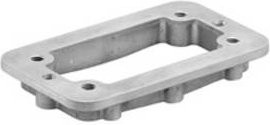 Weidmüller Steckverbindergehäuse HDC IP68 06B FRAME M6 in Silber - Bild 1