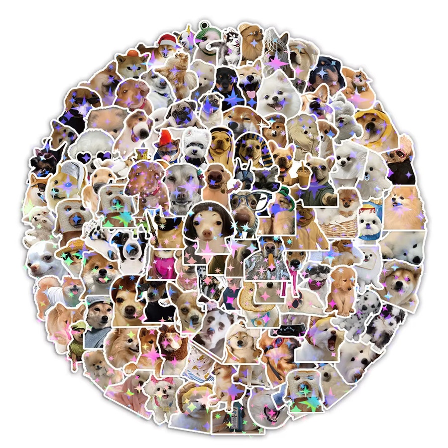 Disney Cartoon-Hund-Tier-Meme-Aufkleber, Tiere, Bunt / Mehrfarbig - Bild 2