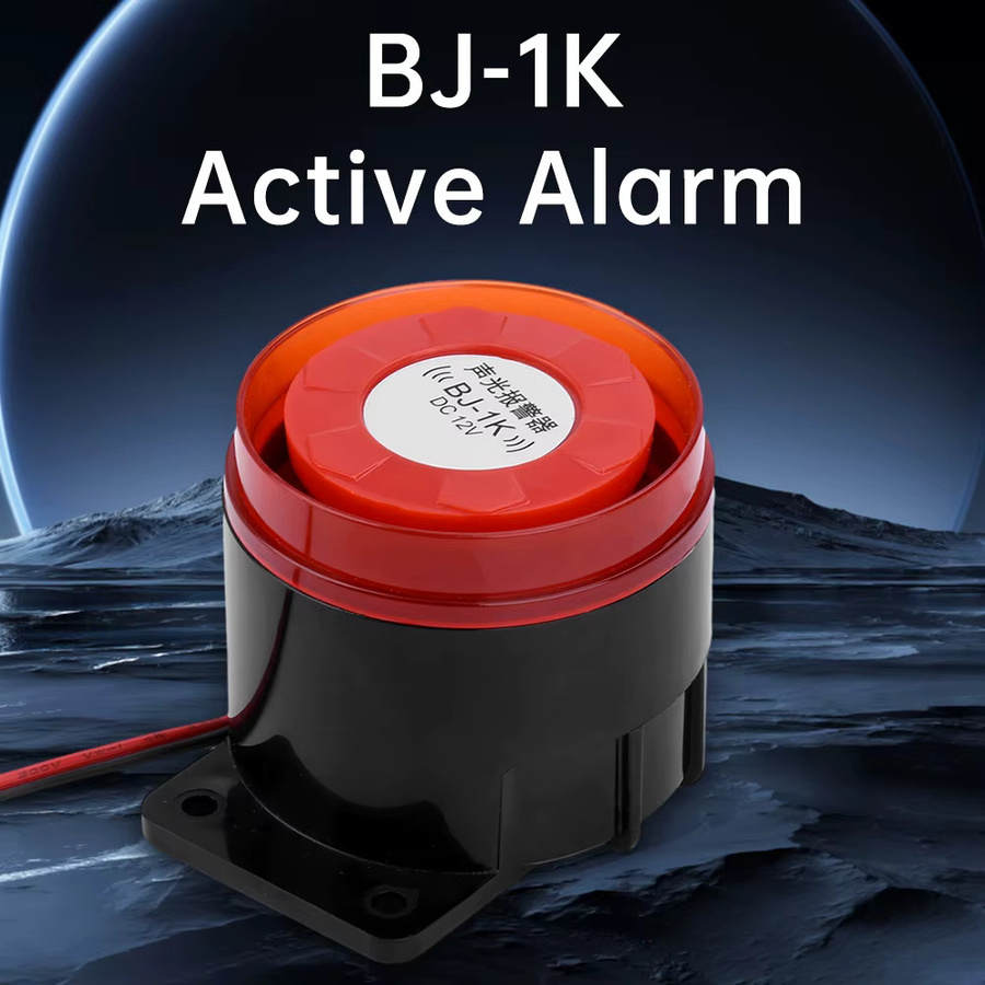 Aideepen BJ-1K Elektronischer Diebstahlschutz mit Ton- und Lichtalarm, Wasserdicht und Staubdicht, Rot - Bild 3