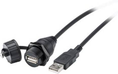 Siemens SPS-Anschlusskabel USB-A in Schwarz 6AV6881-0AF21-0LC0 - Bild 1