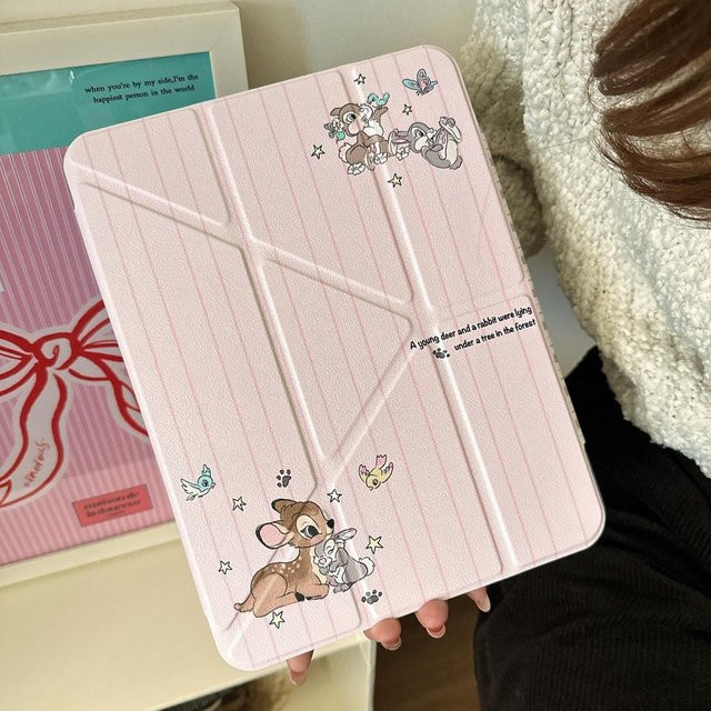 Apple iPad Hülle mit Bleistifthalter in Rosa für iPad Pro, iPad Air und iPad Mini - Bild 1