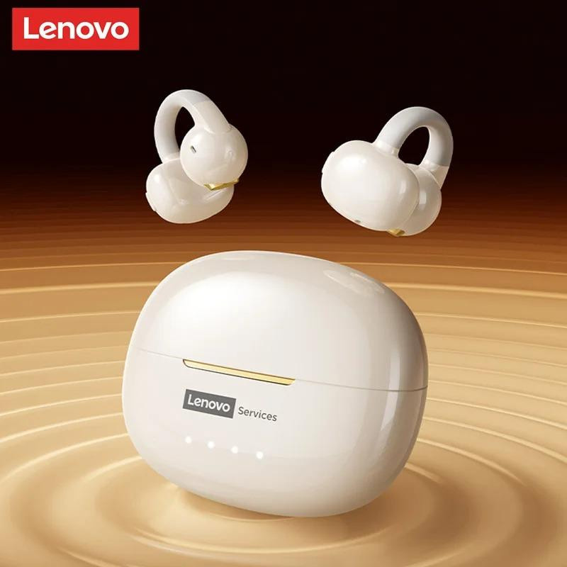 Lenovo RS129 Open-Ear Bluetooth V6.0 Kopfhörer mit Clip-On Design, kabellose Gaming-Ohrhörer mit geringer Latenz und ENC-Geräuschunterdrückung, Beige - Bild 7