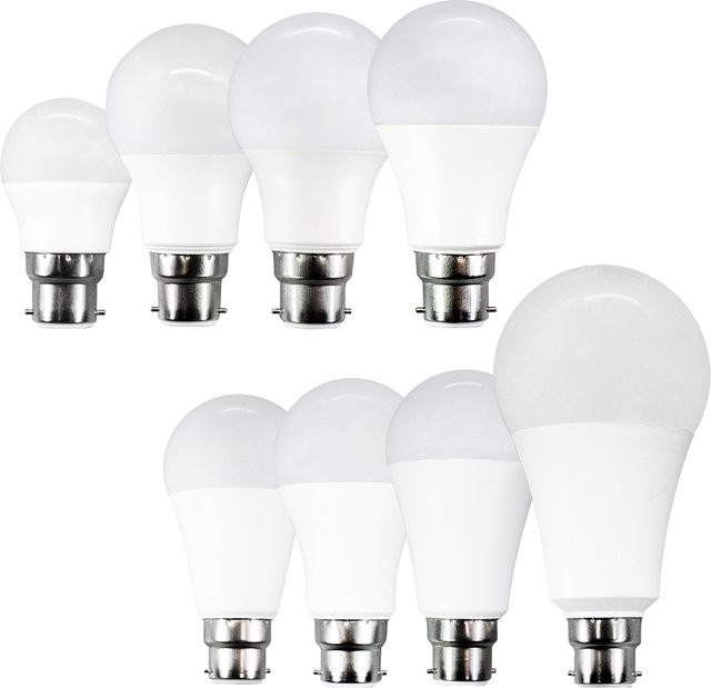 10er Pack Gatetop LED-Glühbirnen B22 mit Tageslicht Weiß für Wohnzimmer und Innenbereich - Bild 1
