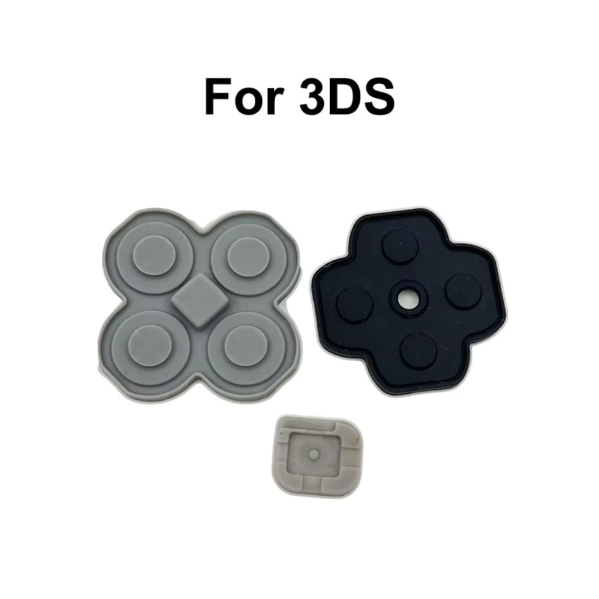 JCD Leitfähige Silikonkautschuk-Tasten für Nintendo 3DS, 3DSLL und 3DSXL in Grau - Bild 2