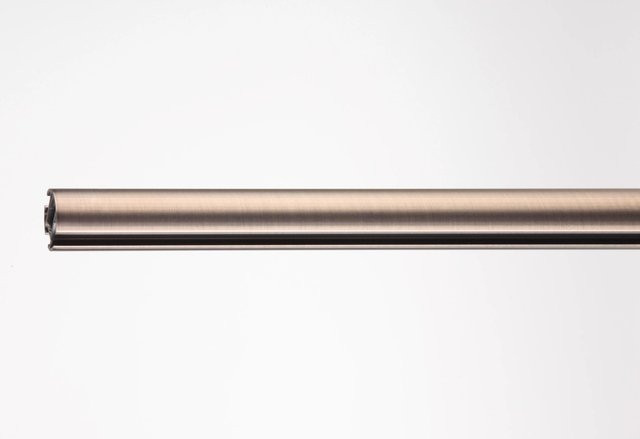 Mydeco Gardinenstange für Gleiter aus Metall in Bronze, Durchmesser: 2,5 cm, Länge: 160 cm - Bild 1