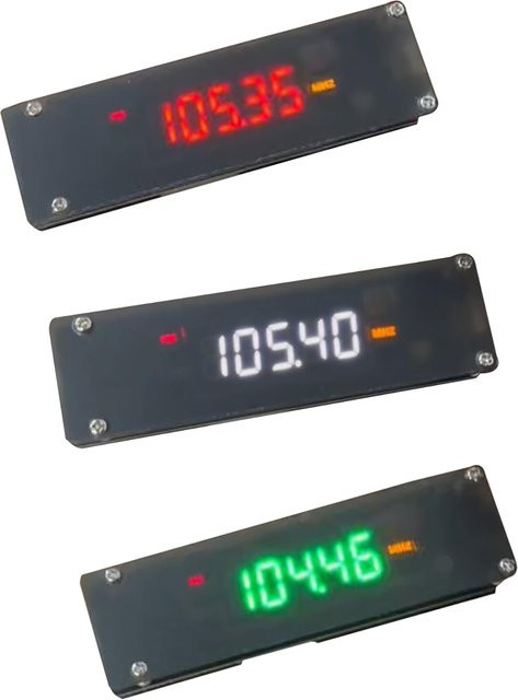 DYKBmetered Digitaler FM AM Frequenzmesser mit LED-Anzeige für Mittel- und Kurzwellen-Signalgeneratoren in Schwarz und Weiß - Bild 1
