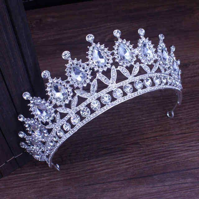 Wucifang Jewelry Tiara und Krone, Kristallrosa, Damen, Mädchen - Bild 1