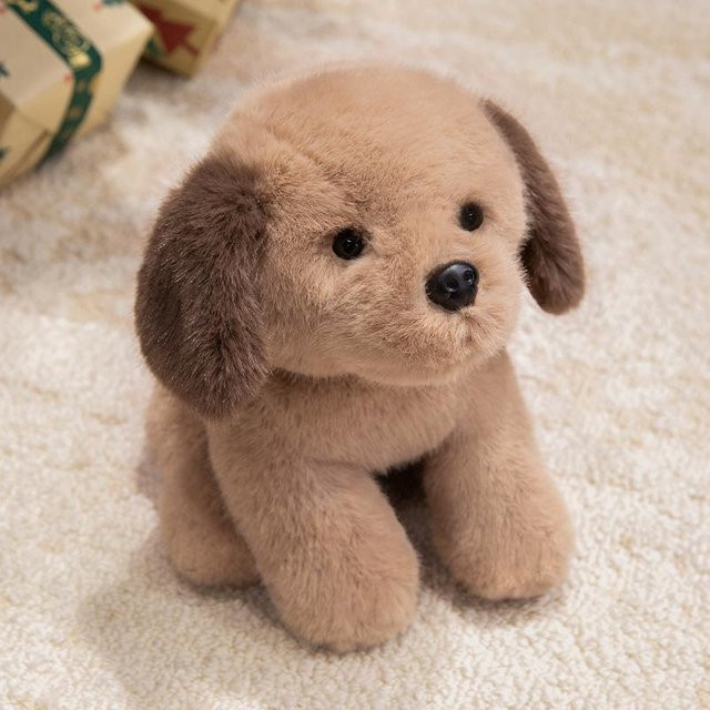 Niedliche Haustierhunde Plüschtiere, Husky Bernhardiner Schäferhund Samojede Labrador, Puppe, 40cm, ab 14 Jahren - Bild 1