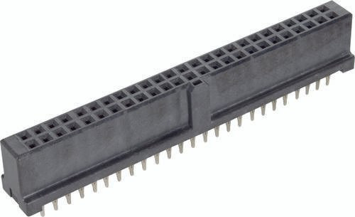 HARTING Federleiste 09195506829 aus Messing in Schwarz mit 2 Reihen - Bild 1