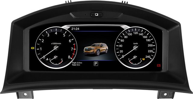 Hizpo Digitales Auto-LCD-Dashboard-Cluster 10,25 Zoll für Opel Astra H und Zafira B, Farbe: Schwarz - Bild 1