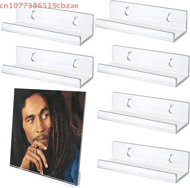 Hoeaden Wandhalterung für Schallplatten aus transparentem Acryl zur Präsentation deiner LPs - Bild 1