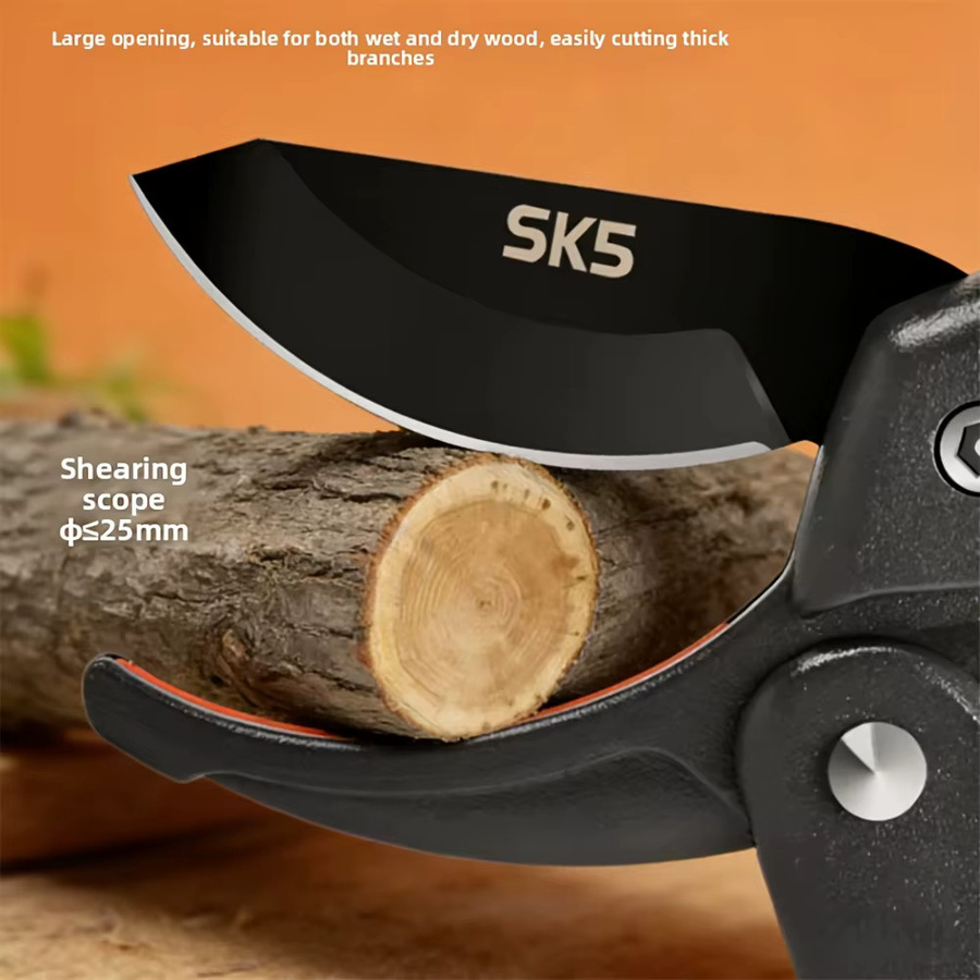 Newshark TOOL Gartenschere aus Edelstahl in Schwarz - Bild 3