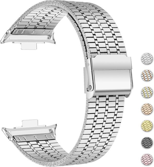 Geekthink Uhrenarmband Edelstahl, Silber, Unisex - Bild 1