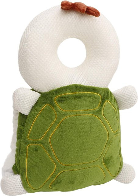 Baby-Kopfschutz-Rucksack in Schildkrötenform in Weiß mit PP-Baumwollfüllung für Kleinkinder - Bild 1