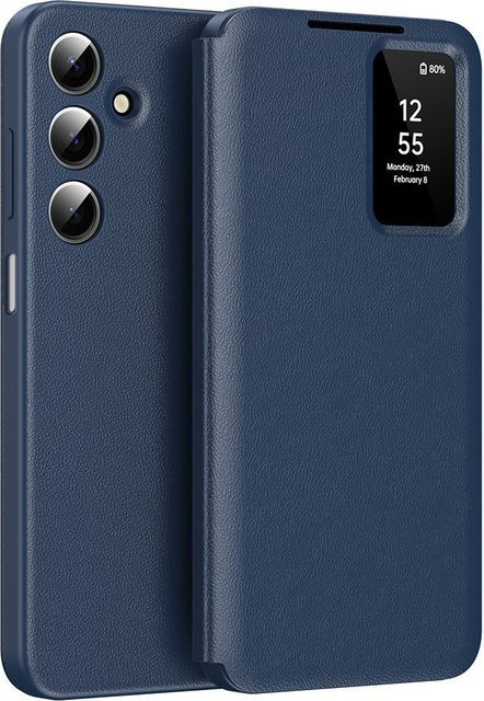 Techsuit SmartView Schutzhülle für Samsung Galaxy A17 4G, Galaxy A17 5G und Galaxy A26 A266 in Blau - Bild 1