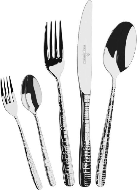 Picard & Wielpütz Tafelbesteck Frame 30er Set aus Edelstahl in Silber poliert - Bild 1