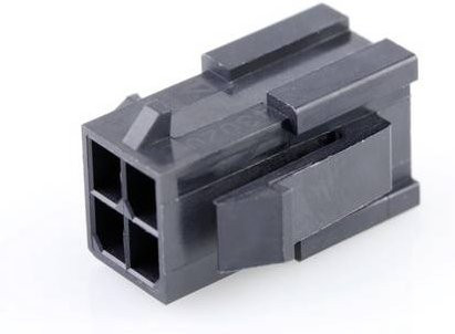 Molex Buchsengehäuse-Kabel in Schwarz mit 4 Polen und 3mm Rastermaß - Bild 1