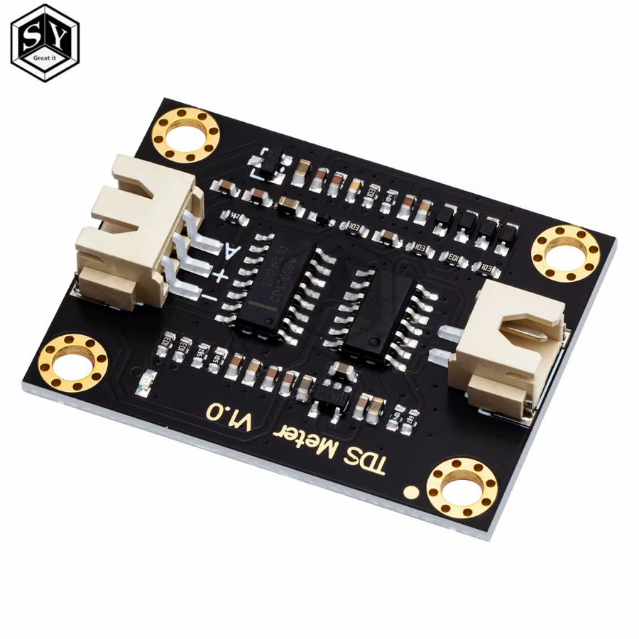 baishundianzi TDS Sensor Meter V1.0 Modul zur Messung der Wasserqualität für Arduino und UNO R3, Schwarz - Bild 2