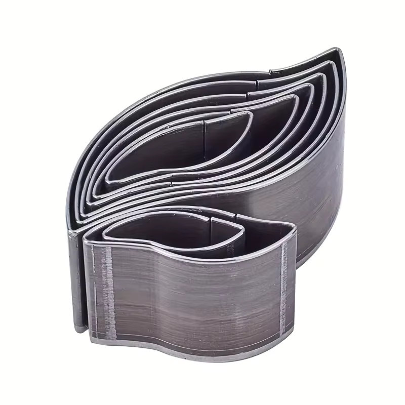 8er Set Hohlstanzer aus High Carbon Stahl mit Kunststoffbox in Silber - Bild 2