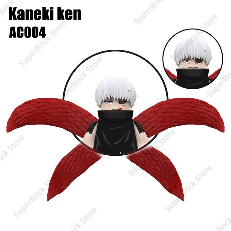 SLUBAN Tokyo Ghoul Kaneki Ken Mini Actionfiguren, Bausteine Set - Bild 2
