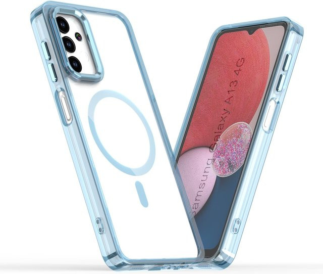 Magnetische Handyhülle für Samsung Galaxy A13 4G/5G, Galaxy A04 und Galaxy A04S, transparente stoßfeste Schutzhülle mit MagSafe Kompatibilität - Bild 1
