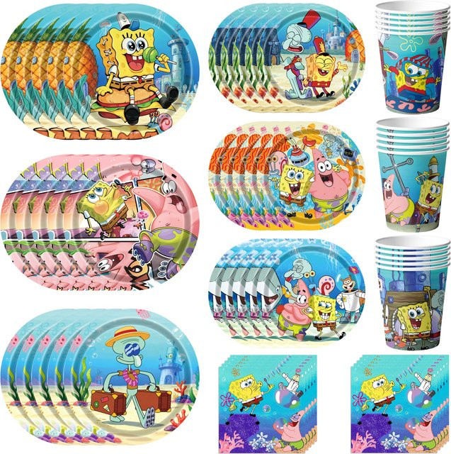 Potdemiel SpongeBob Party-Dekorations-Set, 120-teiliges Set - Bild 1
