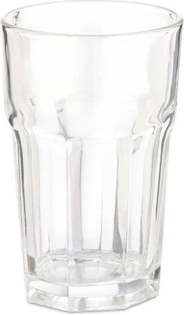 Relaxdays Wassergläser 6er Set aus Glas in Transparent, spülmaschinengeeignet, 300 ml
