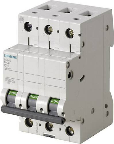Siemens Leitungsschutzschalter 5SL4350-8 3-polig 50A 400V grau - Bild 1