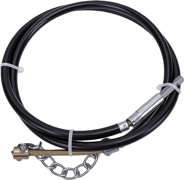 TOMTOP JMS Abwasserentkalkungskette in Schwarz, 1 Meter verstellbares Kabel als Abwasserrohrreiniger für Dusch- und Waschbeckenabflüsse mit 50 mm bis 75 mm Durchmesser - Bild 1