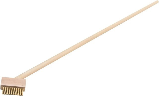 LUX-TOOLS Fugenbürste mit Messingborsten und eingestieltem Griff, Farbe: Beige, Höhe: 140 cm - Bild 1