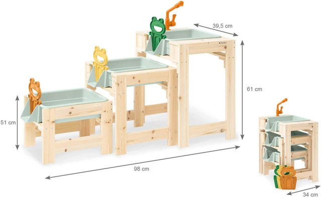 Pinolino Matschtisch-Set Frolino Frosch-Form ab 2 Jahren - Bild 1