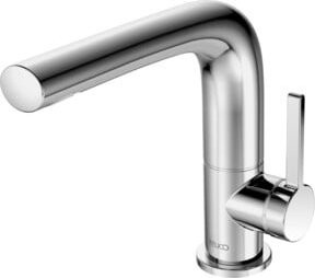 Keuco Waschtisch-Einhebelmischer Edition 400 A in Bronze, schwenkbarer Auslauf und wassersparend - Bild 1