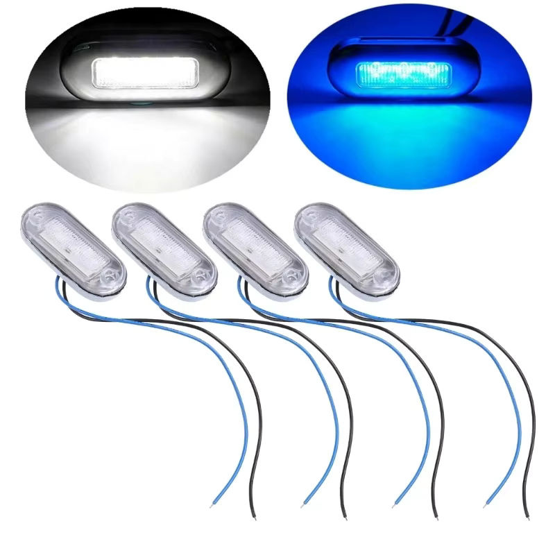 Maritime LED Marine Boot Innenlicht Weiß 12V Wasserdichtes Yacht Zubehör für Kabine Deck Gangway und Treppe, 4er-Set - Bild 7