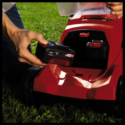 Einhell Professional Akku-Rasenmäher GE-CM 36/41 Li Solo Power X-Change in Rot/Schwarz mit 41 cm Schnittbreite und 50 l Grasfangkorb - Bild 5