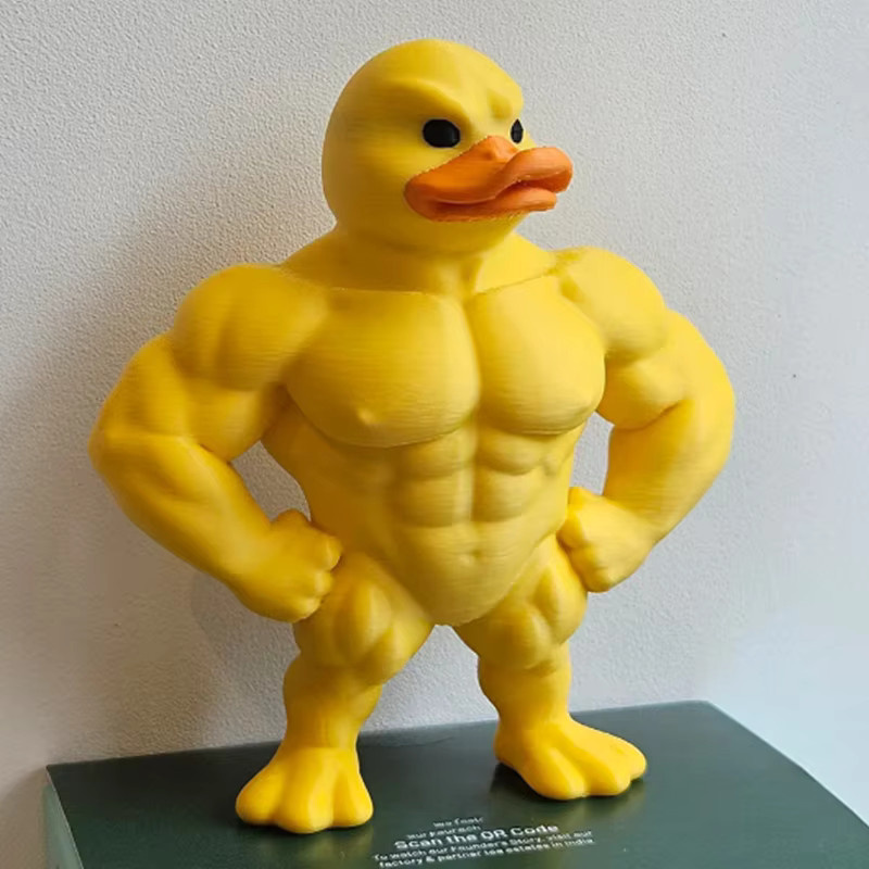 Bandai Muskel-Ente, Statue, Gelb, Kunststoff - Bild 2