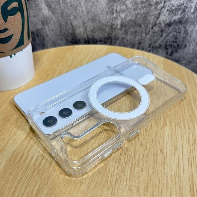 Magnetische kabellose Lade-Handyhülle für Samsung Galaxy Z Fold 7 6 5 4 3, transparentes Acryl, stoßfestes Cover von DO AS YOU WISH - Bild 1