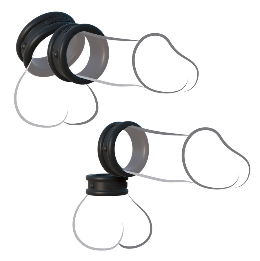 Fantasy C-Ringz 2-teiliges Set Max-Width Silicone Rings, Unisex - Bild 3