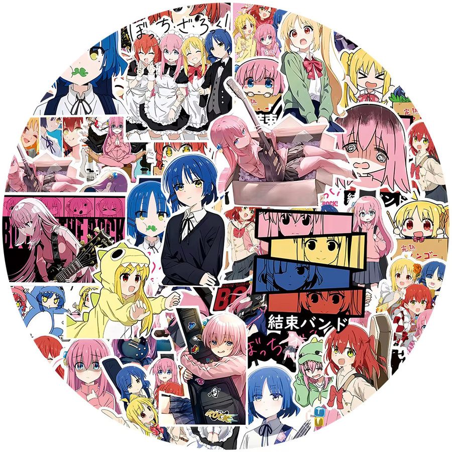 Bandai BOCCHI THE ROCK Anime Aufkleber, Bunt / Mehrfarbig - Bild 2