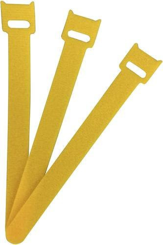 FASTECH Klettkabelbinder ETK-3-150-0208 zum Bündeln in Gelb, Länge: 150 mm, Breite: 13 mm - Bild 1