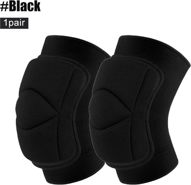 Binchi Outdoor Equipment Knieschützer Set aus Schaumstoff in Schwarz, 2er Pack, Größe XL - Bild 1
