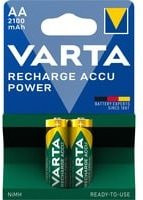 Varta Recharge Accu Power AA Mignon Akku 1,2 V 2100 mAh 2er Pack - Bild 1