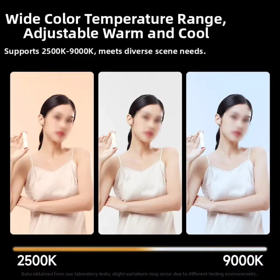 QKZ 40W RGB LED Handheld-Fülllicht für Live-Streaming und Fotografie in Multicolour und Weiß - Bild 4