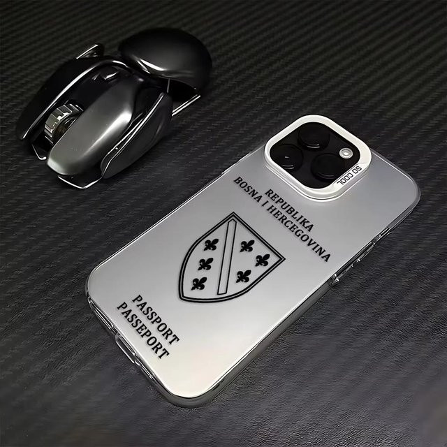 Handyhülle mit Bosnien und Herzegowina Reisepass Design für iPhone 16 15 14 13 12 11 Pro Max Plus Mini X XS XR SE von mart21 - Bild 1