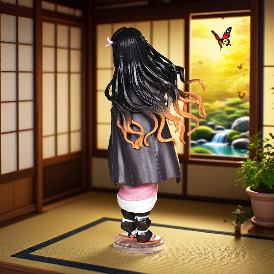 Fashnics Demon Slayer Nezuko Figur Sammlungsstatue Modell Spielzeug - Bild 3