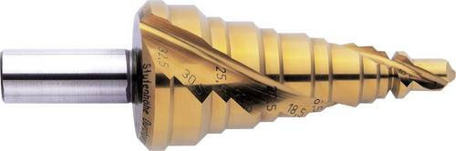 Exact HSS Stufenbohrer mit Zylinderschaft in Gold, Gesamtlänge: 110 mm - Bild 1